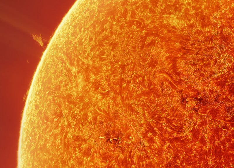 crop of the sun