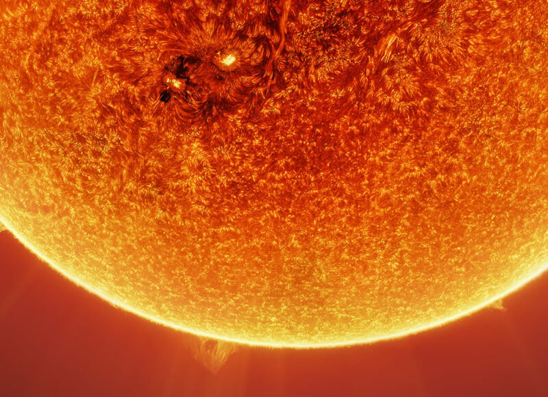 Close crop of the Sun